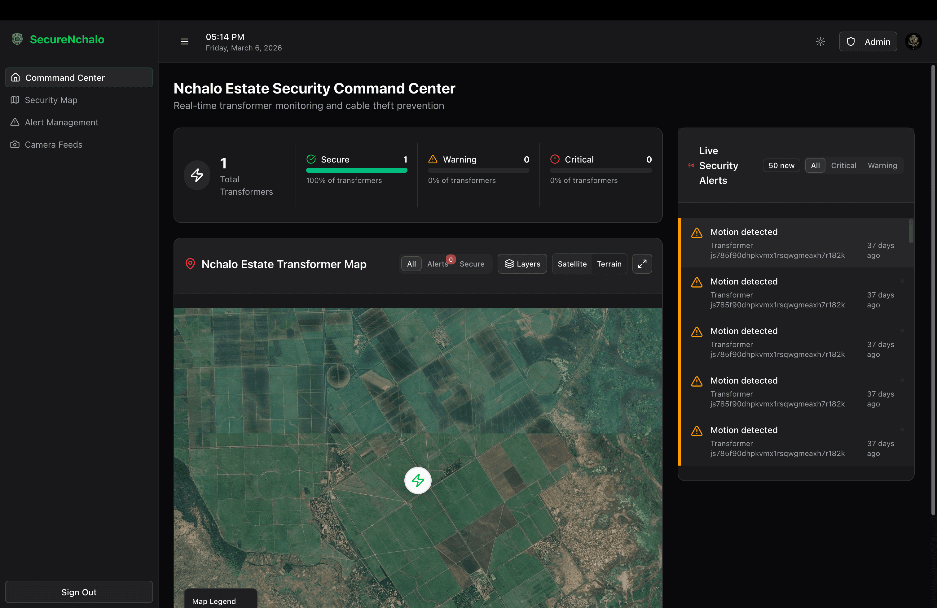 Integrated Cable Theft Detection System screenshot 3