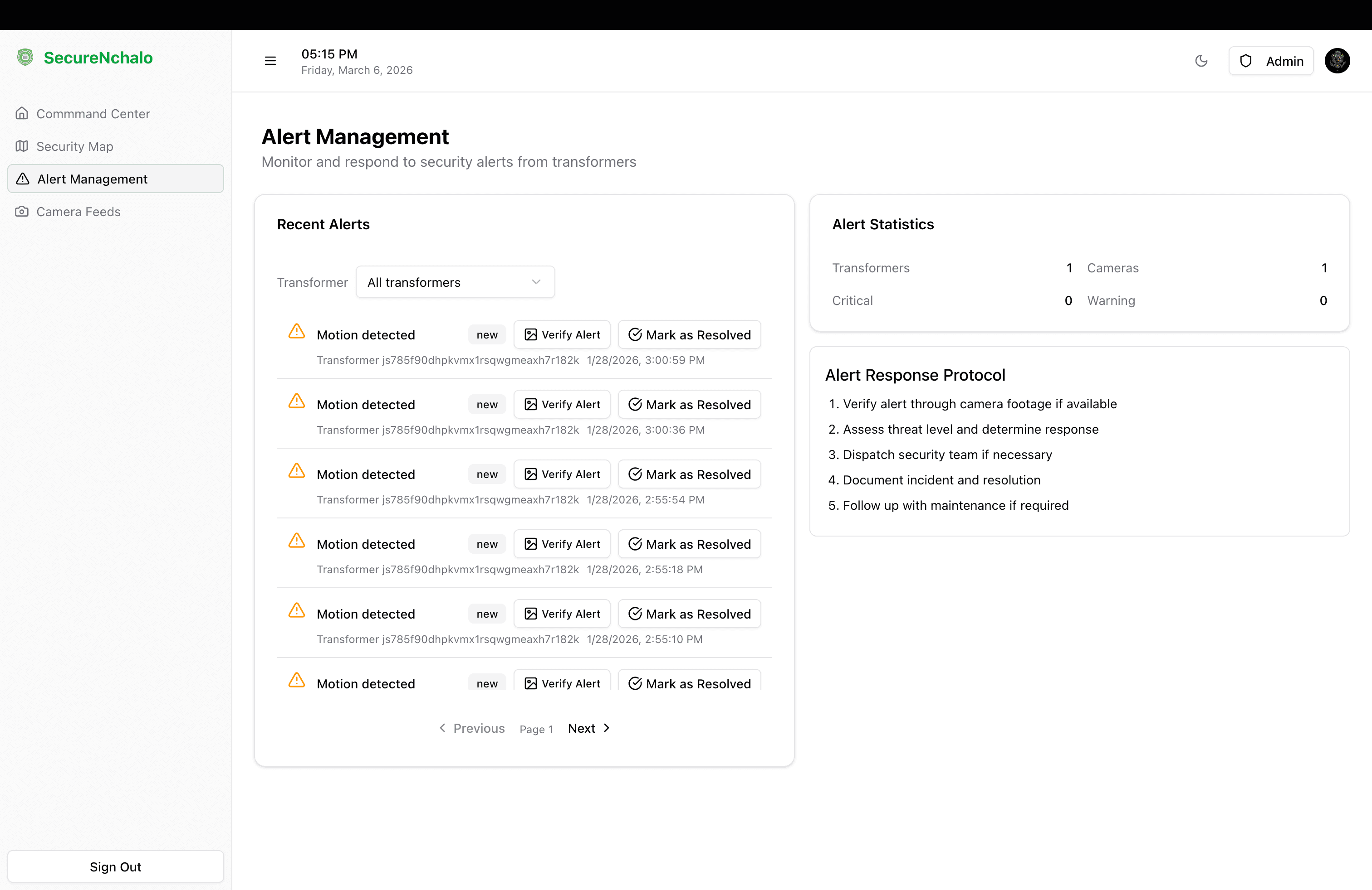 Integrated Cable Theft Detection System screenshot 4